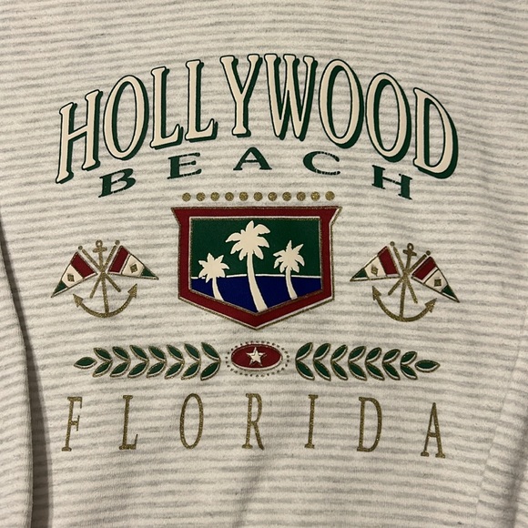 Vintage Hollywood Beach Sweatshirt - Picture 2 of 9